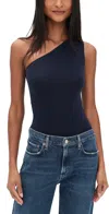 Commando Ballet One-shoulder Bodysuit In Blue