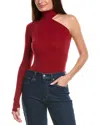 Commando ® Ballet One-shoulder Turtleneck Bodysuit In Red