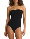 Commando Ballet Strapless Bodysuit In Black