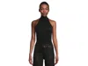 Commando Ballet Racer Turtleneck Microfiber Bodysuit In Black
