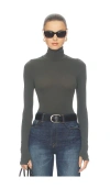 Commando Ballet Turtleneck Bodysuit In Hazel