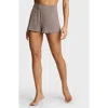 Commando Better Than Basic Relaxed Rib Shorts In Brown
