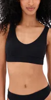 Commando Better Than Basic Rib Bralette In Black