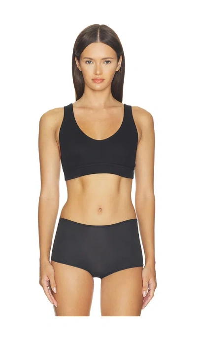 Commando Better Than Basic Rib Bralette In Black