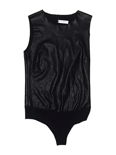 Pre-owned Commando Bodysuit In Black