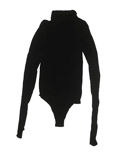 Pre-owned Commando Bodysuit In Black
