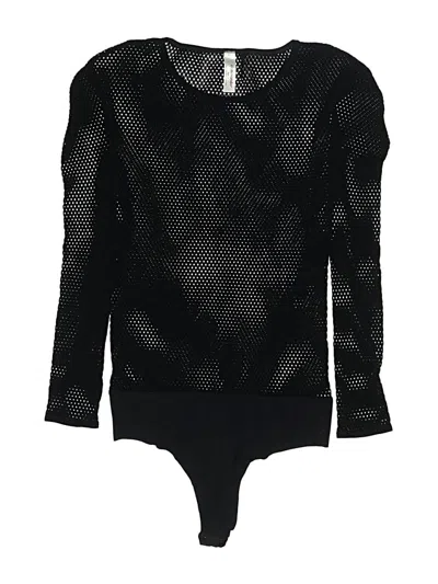 Pre-owned Commando Bodysuit In Black