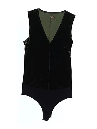 Pre-owned Commando Bodysuit In Green