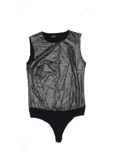 Pre-owned Commando Bodysuit In Silver