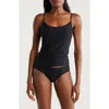 Commando Butter 2-pack Camisoles In Black/white Assorted