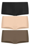 Commando Butter Assorted 3-pack Hipster Panties In Multi