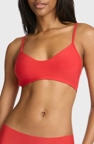 Commando Butter Bralette In Red