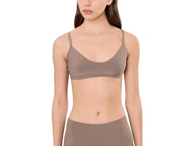 Commando Butter Bralette In Brown
