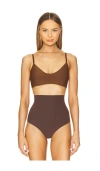 Commando Butter Bralette In Cinnamon