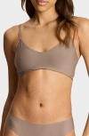 Commando Butter Bralette In Gray
