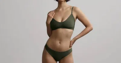 Commando Butter Bralette In Vine In Green