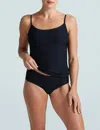 Commando Butter Cami Top In Black In Black