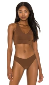 Commando Butter Comfy Bralette In Cinnamon