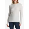 Commando Butter Crewneck Long Sleeve Top In White