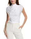 Commando Butter Draped Crop Top In White