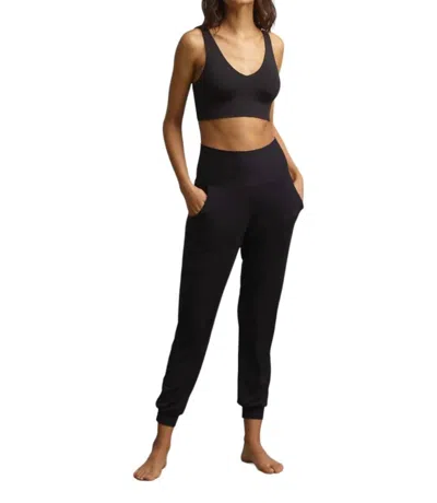 Commando Butter High Rise Jogger In Black