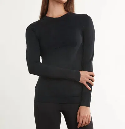 Commando Butter Long Sleeve Top In Black