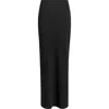 Commando Butter Luxe Column Maxi Skirt In Black