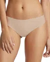 Commando Butter Mid Rise Thong In Beige