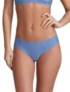 Commando Butter Mid-rise Thong Panty In Hyacinth Blue In Multi