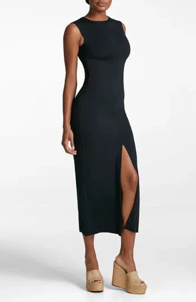 Commando Butter Reversible Maxi Tank Dress In Black