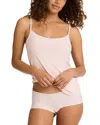 Commando Butter Scoop Neck Spandex Camisole In Rose Quartz