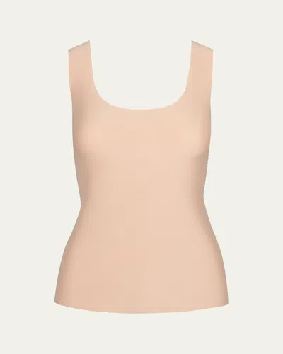 Commando Butter Scoop-neck Modal Tank In Tnu-beige