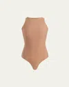 Commando Butter Sleeveless Crewneck Thong Bodysuit