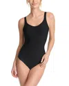Commando Butter Soft Support Bodysuit In Black