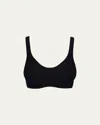 Commando Butter Soft-support Bralette In Black