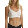 Commando Butter V-neck Modal-blend Bralette In White