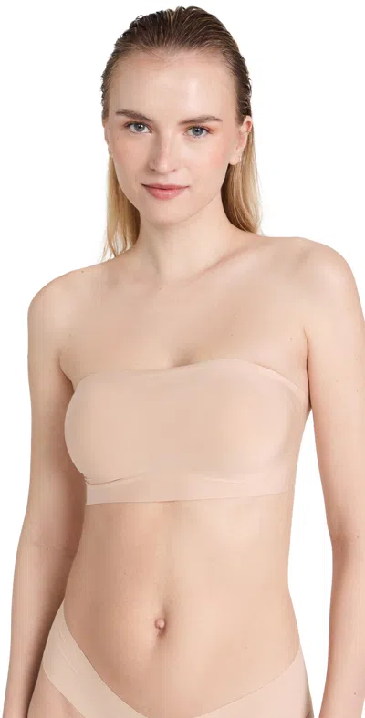 COMMANDO BUTTER SOFT SUPPORT STRAPLESS BRALETTE BEIGE