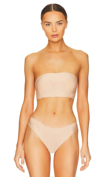Commando Butter Soft-support Strapless Bralette In Beige