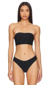 Commando Butter Soft-support Strapless Bralette In Black