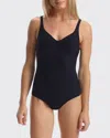 Commando Butter Soft-support Tank Bodysuit In Black