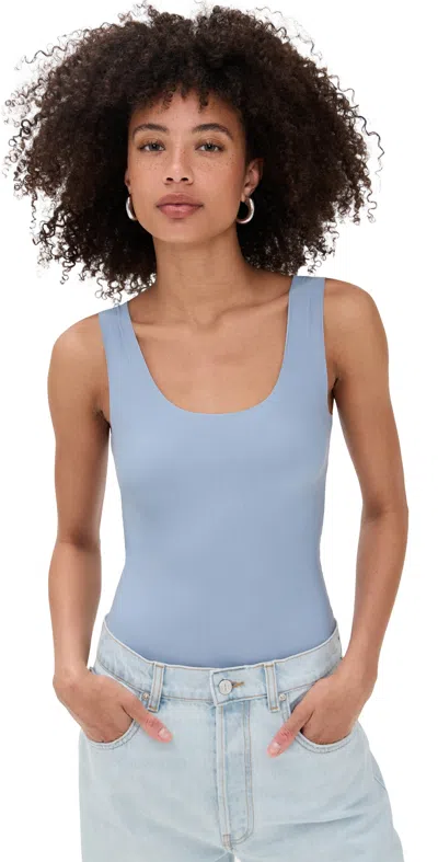 Commando Butter Tank Thong Bodysuit Pool In Blue