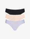Commando Butter Assorted 3-pack Thongs In Multi