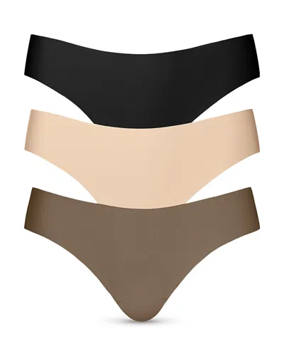 Commando Butter Thong, Pack Of 3 In Multi