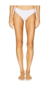 Commando Technical Cotton-blend Bikini In White