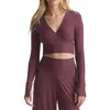 Commando Butter Wrap Top In Mink