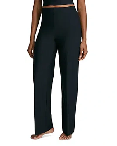 Commando Butter High Waist Wide Leg Pants In Black