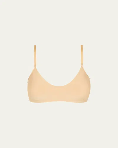 Commando Butter Wire-free Bralette In Beige