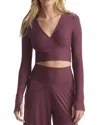 Commando Butter Wrap Top In Grey