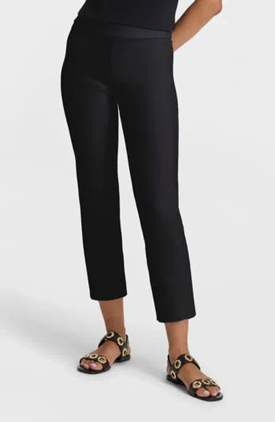 Commando Ceo 9-5 Neoprene Crop Pants In Black