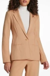 Commando Ceo Scuba Knit Blazer In Camel